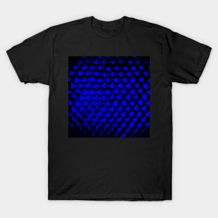 Amazingly Detailed Vector Graphic Blue Dragon Scales Design T-Shirt